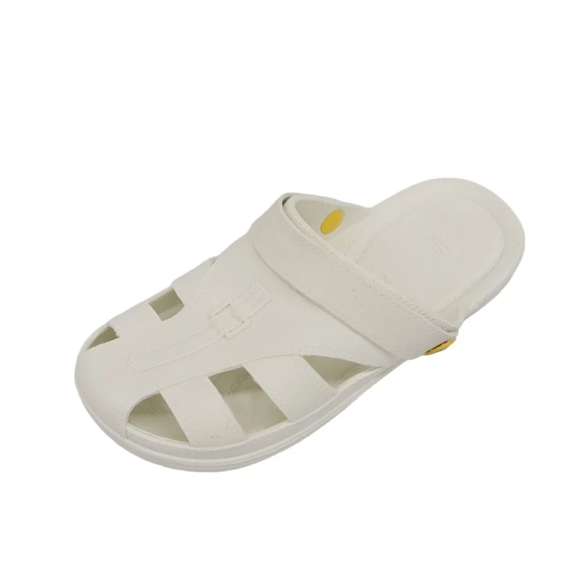 White ESD SPU Six Holes Sandal factory